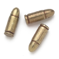 Dummy 9MM Once Fired Brass Casings Used Spent Real New Bullet