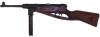 MP41 German WWII SMG with leather sling