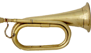 Civil War instrument quality replica bugles in copper and brass
