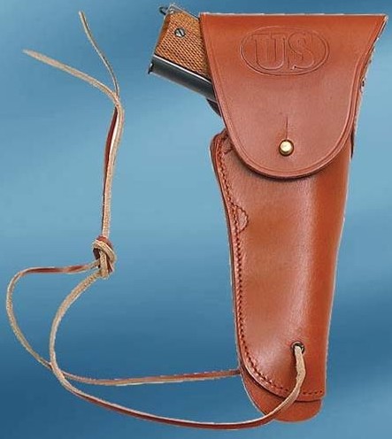 WW2-issue holster for M1911 .45 military pistol