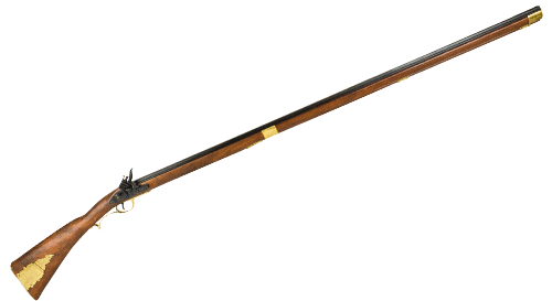Kentucky long rifle, like Davy Crockett used at the Alamo.