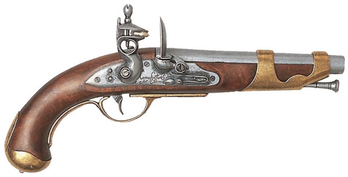 18th Century French Cavalry Flintlock Pistol Replica