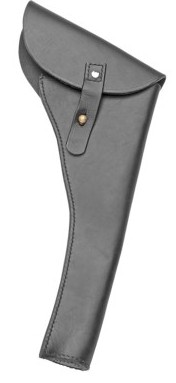 Civil War reproduction  holster in black leather.