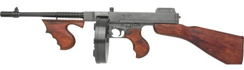 M1928 Thompson 'Al Capone' SMG with 50-round drum clip