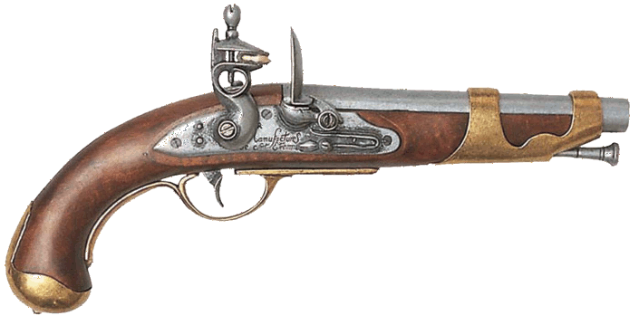1800 French Cavalry Flintlock Pistol Replica