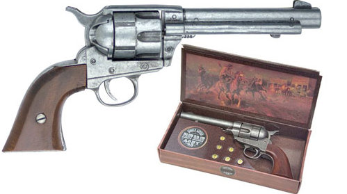 Western Six-Shooter Cap-Firing Replica Revolver